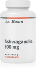 GymBeam Ashwagandha kapsle pro podporu fyzického a duševního zdraví 90 cps