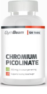 GymBeam Chromium Picolinate podpora správného fungování organismu 120 tbl