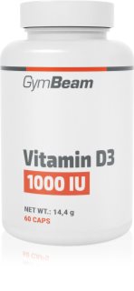 GymBeam Vitamin D3 1000 IU Kapseln mit Vitamin D