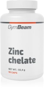 GymBeam Zinc Chelate Bisglycinate kapsle pro podporu imunitního systému, krásnou pleť a nehty 55.4 g