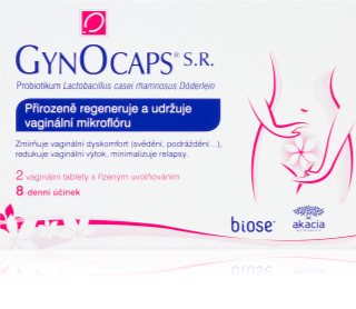 GynOcaps Vaginální probiotikum tablety pro podporu vaginálního prostředí
