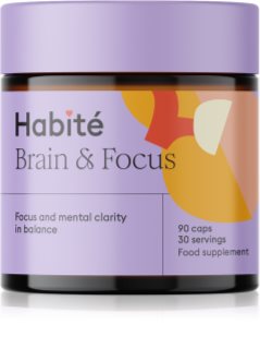 Habité Brain & focus kapsuly na udržanie energie a kognitívnej výkonnosti 90 cps