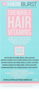 Hairburst Chewable Hair Vitamins comprimés à mâcher pour de beaux cheveux sains 60 pcs