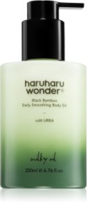 Haruharu Wonder Black Bamboo Daily Smoothing Body Oil кадифено масло за тяло с подхранващ ефект 200 мл.
