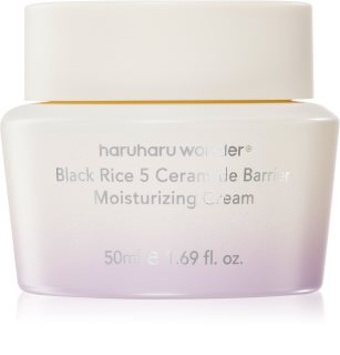 Haruharu Wonder Black Rice 5 Ceramide Barrier Moisturizing Cream crème nourrissante intense pour restaurer la barrière cutanée 50 ml
