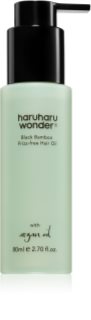 Haruharu Wonder Black Bamboo Frizz-free Hair Oil leichtes Öl für unnachgiebige und strapaziertes Haar 80 ml