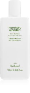 Haruharu Wonder Black Bamboo Top-to-Toe SPF Veil Lättviktsskyddsvätska för kropp och ansikte SPF 50+ 100 ml