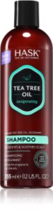 HASK Tea Tree Oil & Rosemary osvěžující šampon pro suchou a svědící pokožku hlavy 355 ml