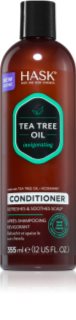 HASK Tea Tree Oil & Rosemary virkistävä hoitoaine kuivalle ja kutisevalle päänahalle 355 ml