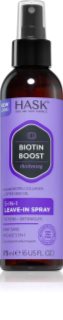 HASK Biotin Boost leöblítést nem igénylő spray a haj megerősítésére 175 ml