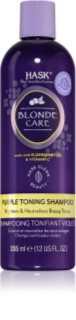 HASK Blonde Care Purple Shampoo fialový šampon neutralizující žluté tóny 355 ml