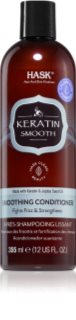 HASK Keratin Protein après-shampooing lissant pour cheveux abîmés et traités chimiquement 355 ml
