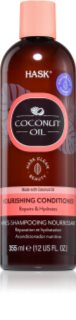 HASK Monoi Coconut Oil vyživující kondicionér pro lesk a hebkost vlasů 355 ml