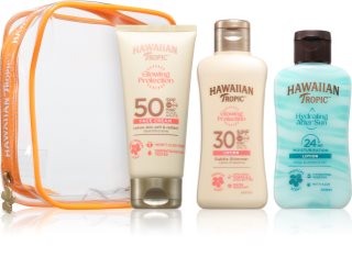 Hawaiian Tropic Glowing Protection Trio cestovní sada na opalování