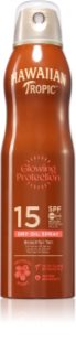Hawaiian Tropic Glowing Protection Dry Oil Spray слънцезащитен спрей SPF 15 177 мл.