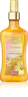 Hawaiian Tropic Perfumes Golden Paradise Shimmer testápoló spray csillámporral hölgyeknek 250 ml
