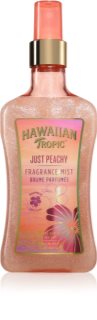 Hawaiian Tropic Perfumes Just Peachy testápoló spray csillámporral hölgyeknek 250 ml