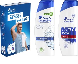 Head & Shoulders Classic Clean + Ultra Old Spice Gavesæt til mænd