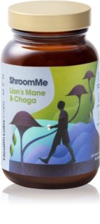 Health Labs Care ShroomMe Men Lion’s Mane & Chaga proszek dla poprawy koncentracji i pamięci 45.5 g
