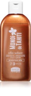 Helan MONOÏ de TAHITI Shiny Suntan Oil SPF30 Protective Oil for tanning SPF 30 150 ml