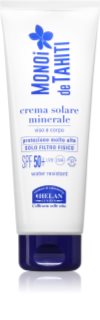 Helan MONOÏ de TAHITI Mineral Sun Cream SPF50+ Sunscreen Cream for face and body 125 ml