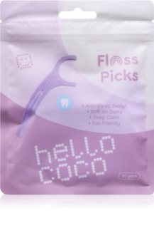 hello coco Floss Picks дентални клечки с конец 30 бр.