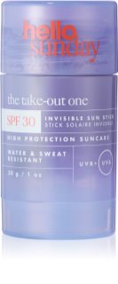 hello sunday the take-out one invisible sun stick захисний зволожуючий стік для губ та щік SPF 50 25 гр