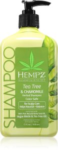 HEMPZ Tea Tree & Chamomile Light Moisturising Shampoo for hair 500 ml