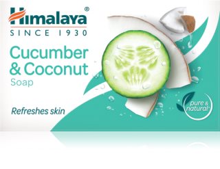 Himalaya Herbals Cucumber & Coconut trdo milo z osvežujočim učinkom 75 g