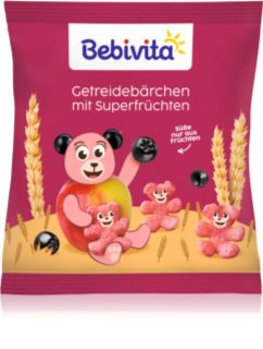 Hipp Bebivita Obilní ovocní medvídci ovocné obilné chrumky 30 g