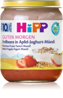 Hipp BIO Müsli s jablkem, jahodami a jogurtem ovocný príkrm 160 g