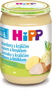 Hipp Hipp brambory s králičím masem a fenyklem dětský příkrm 190 g