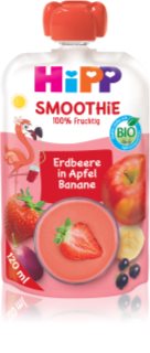 Hipp BIO Smoothie jablko - banán - červené ovoce ovocný příkrm 120 ml