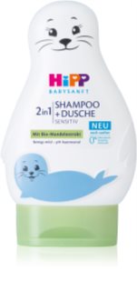 Hipp Babysanft Sensitive shampoing pour enfant corps et cheveux Seal 200 ml