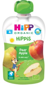Hipp HiPPis BIO hruška-jablko ovocný příkrm 100 g
