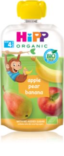 Hipp HiPPis BIO 100% ovoce jablko – hruška – banán ovocný příkrm 100 g