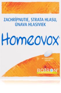Homeovox Homeovox TBL obalené tablety 60 tbl
