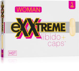 HOT Exxtreme Libido+ Caps kapsle pro podporu zvýšení sexuální touhy