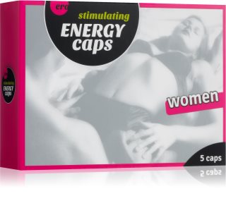 HOT ERO Stimulating Energy Caps kapszula a partneri és szexuális együttlét javításához hölgyeknek 5 kapsz.