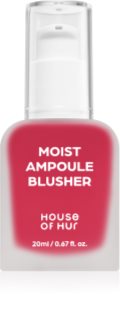 House of Hur Moist Ampoule Blusher tekutá lícenka odtieň 02 Deep Plum 20 ml