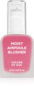 House of Hur Moist Ampoule Blusher tekutá tvářenka odstín 07 Pink Rosie 20 ml