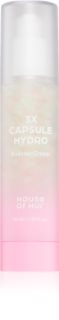 House of Hur 3X Capsule Hydro Booster Cream alapozó hidratáló bázis az élénk és kisimított arcbőrért 50 ml