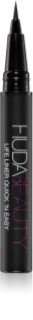 Huda Beauty Life Liner Quick N Easy Flydende eyeliner til præcis påføring Skygge Very Vanta (Extreme Black) 0.45 ml