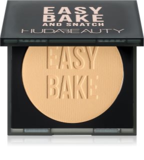 Huda Beauty Easy Bake and Snatch Brightening and Setting Powder Viimistluspuuder kohese sära andmiseks varjund Kunafa 8.5 g