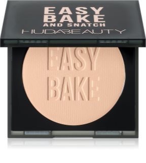 Huda Beauty Easy Bake and Snatch Brightening and Setting Powder Viimistluspuuder kohese sära andmiseks varjund Peach 8.5 g