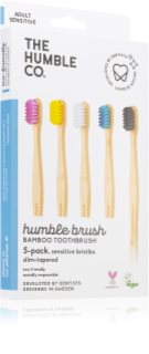 The Humble Co. Brush Adult brosse à dents en bambou extra soft I. 5 pcs