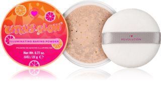 I Heart Revolution Citrus Glow Illuminating Baking Powder poudre libre illuminatrice 22 g