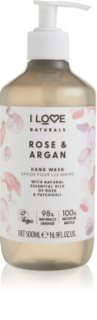 I Love Naturals Rose & Argan Håndsæbe 500 ml