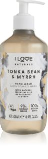 I Love Naturals Tonka Bean & Myrrh folyékony szappan 500 ml