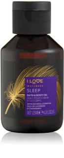 I Love Wellness Sleep aceite corporal para un sueño tranquilo 125 ml